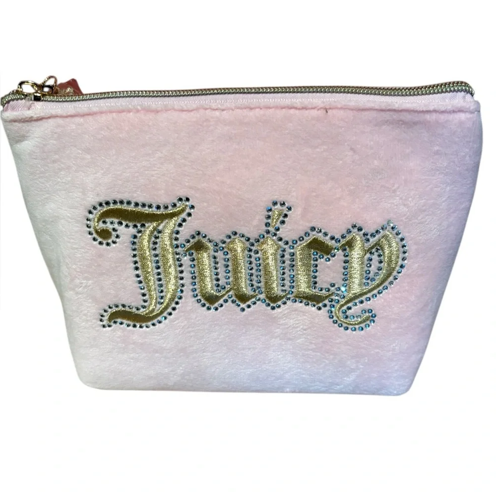 NEW Juicy Couture Pink Cosmetic Bag